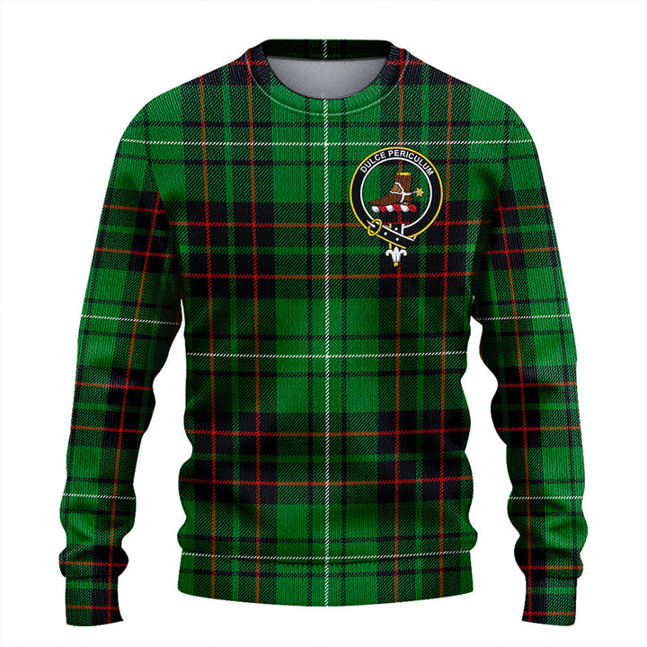 MacAulay of Lewis Ancient Clan Badge Tartan Knitted Sweater
