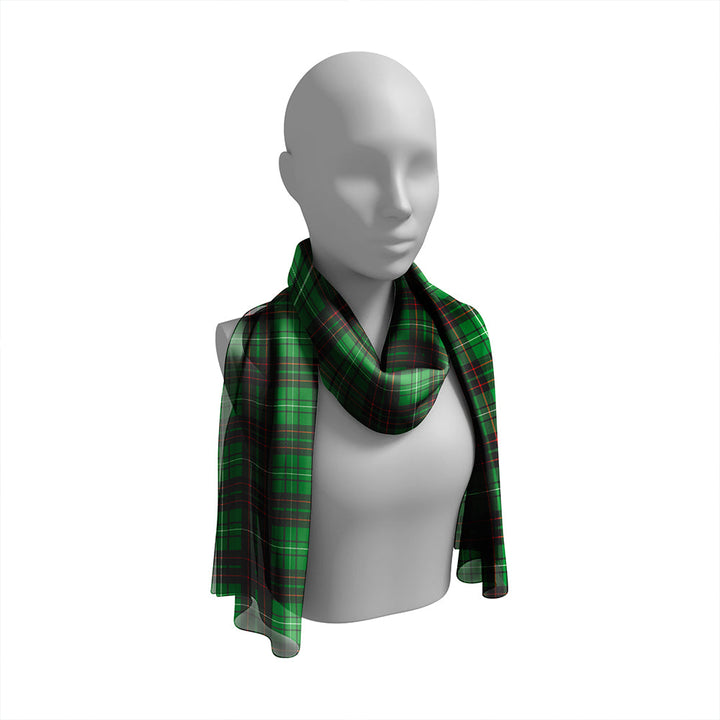 MacAulay of Lewis Ancient Tartan Classic Silk Habotai Long Scarf