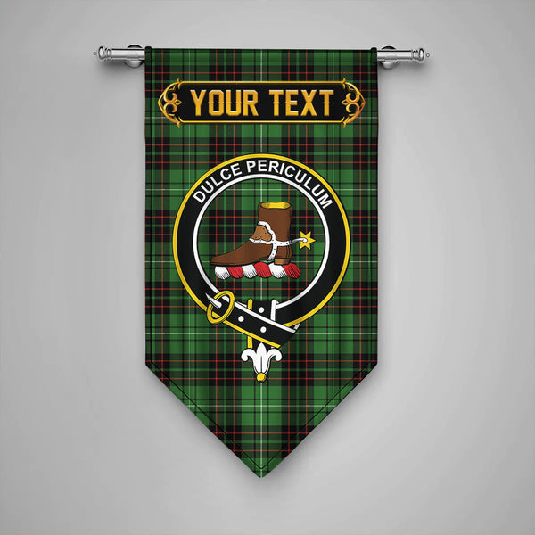 MacAulay of Lewis Ancient Clan Badge Tartan Gonfalon Personalize