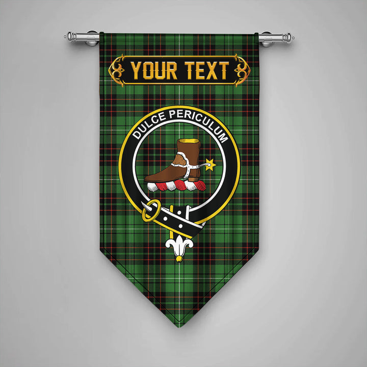 MacAulay of Lewis Ancient Clan Badge Tartan Gonfalon Personalize