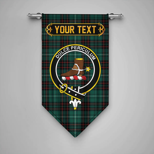 MacAulay of Lewis Modern Clan Badge Tartan Gonfalon Personalize