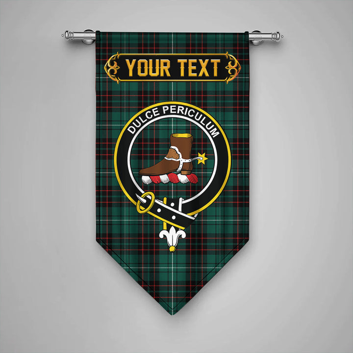 MacAulay of Lewis Modern Clan Badge Tartan Gonfalon Personalize