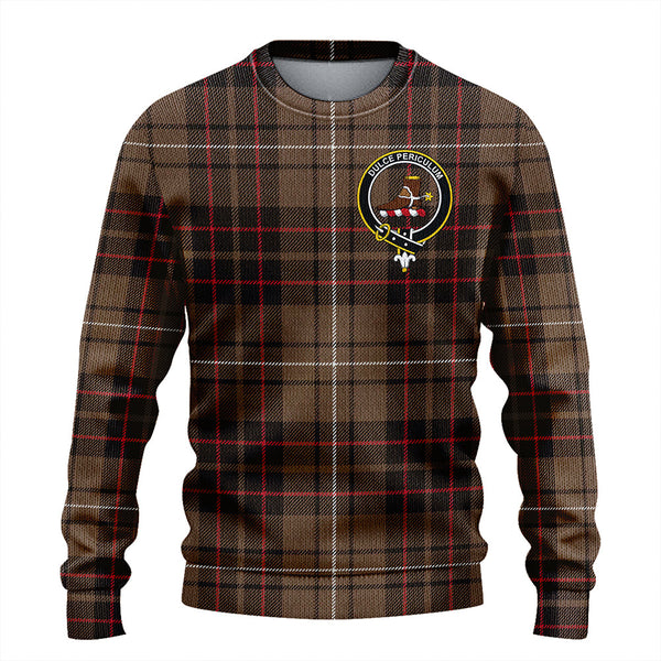 MacAulay of Lewis Weathered Clan Badge Tartan Knitted Sweater