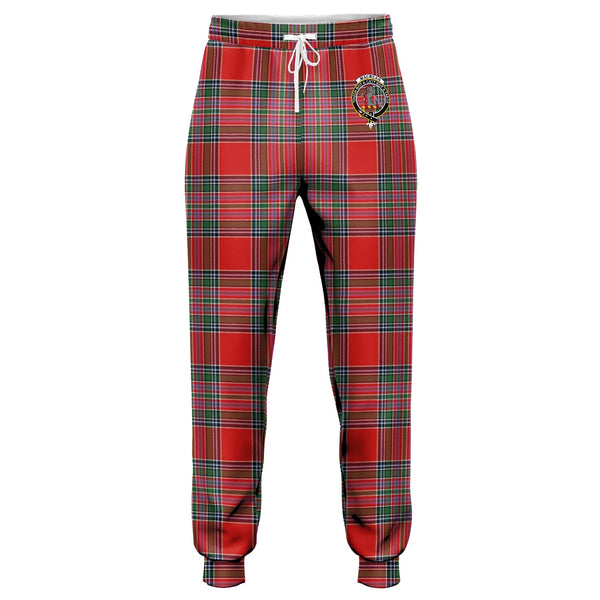 MacBean (MacBain) Modern Clan Badge Tartan Jogger Pants