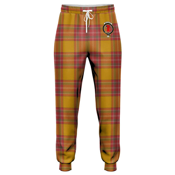 MacBrair Weathered Clan Badge Tartan Jogger Pants