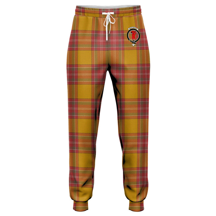 MacBrair Weathered Clan Badge Tartan Jogger Pants