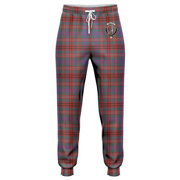 MacCall (MacColl) Weathered Clan Badge Tartan Jogger Pants