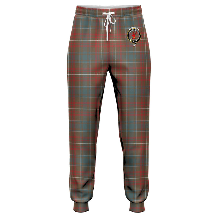 MacConnell Weathered Clan Badge Tartan Jogger Pants