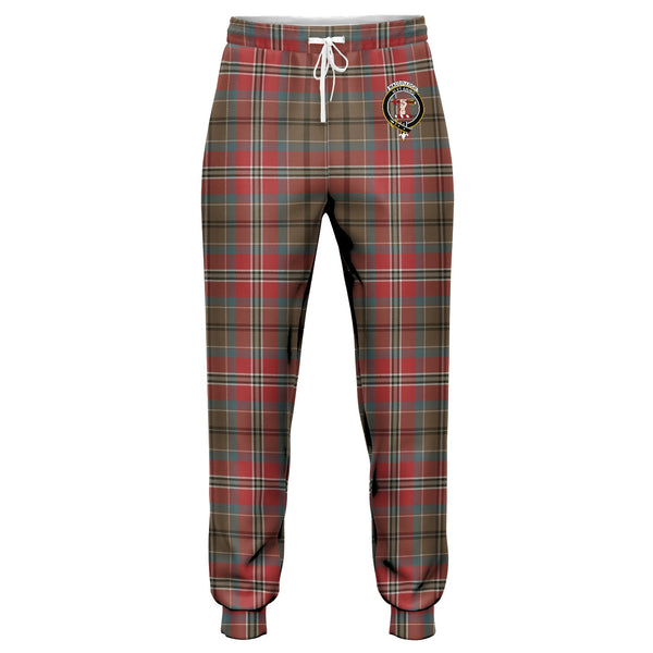 MacCulloch Weathered Clan Badge Tartan Jogger Pants
