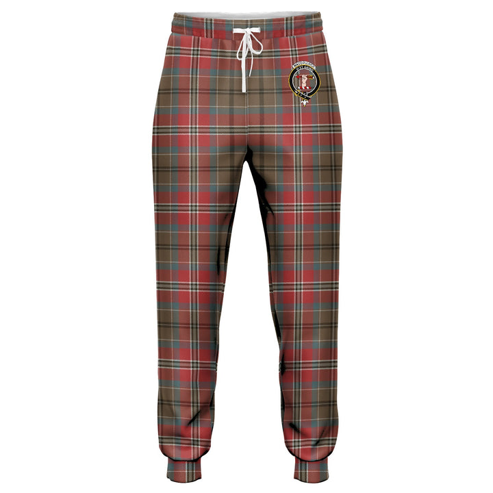 MacCulloch Weathered Clan Badge Tartan Jogger Pants