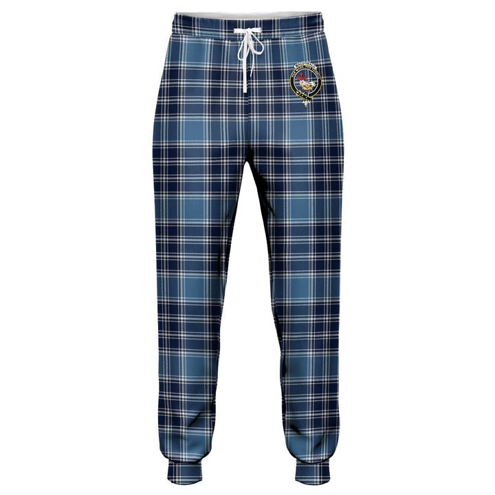 MacDonald Lord of the Isles Hunting Blue (Donald Lord of the Isles Hunting Blue) Modern Clan Badge Tartan Jogger Pants