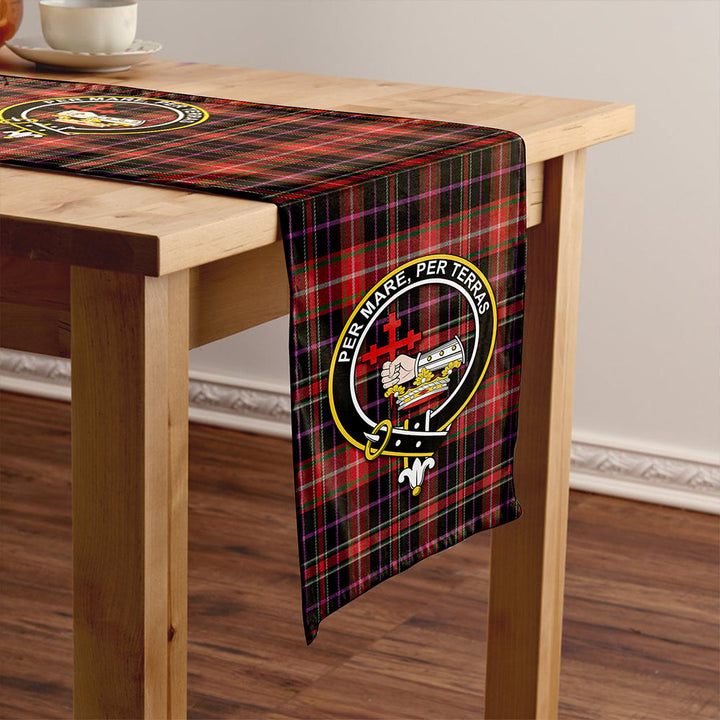 MacDonald Sir John A (Donald Sir John A) Ancient Clan Badge Tartan Table Runner