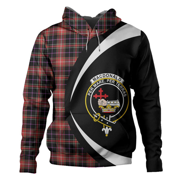 MacDonald Sir John A (Donald Sir John A) Ancient Clan Badge Tartan Hoodie Circle Style