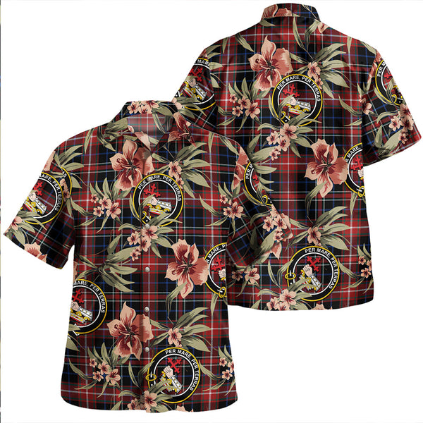 MacDonald Sir John A (Donald Sir John A) Modern Clan Badge Tartan Aloha Hawaiian Shirt Tropical Old Style