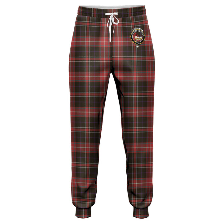 MacDonald Sir John A (Donald Sir John A) Weathered Clan Badge Tartan Jogger Pants