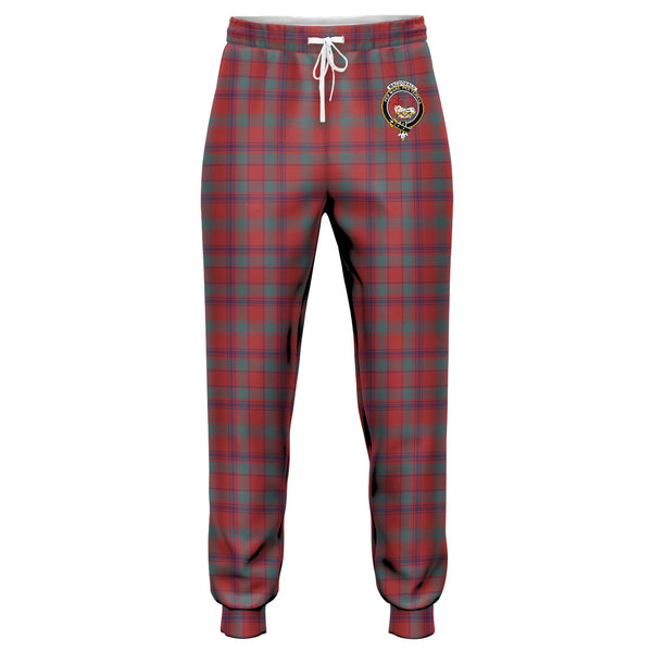 MacDonald of Aird & Valley (Donald of Aird & Valley) Weathered Clan Badge Tartan Jogger Pants