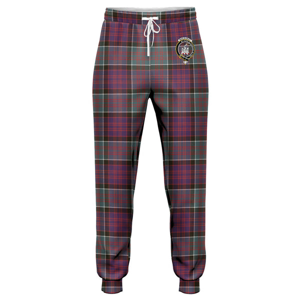 MacDonald of Clanranald (Donald of Clanranald) Weathered Clan Badge Tartan Jogger Pants