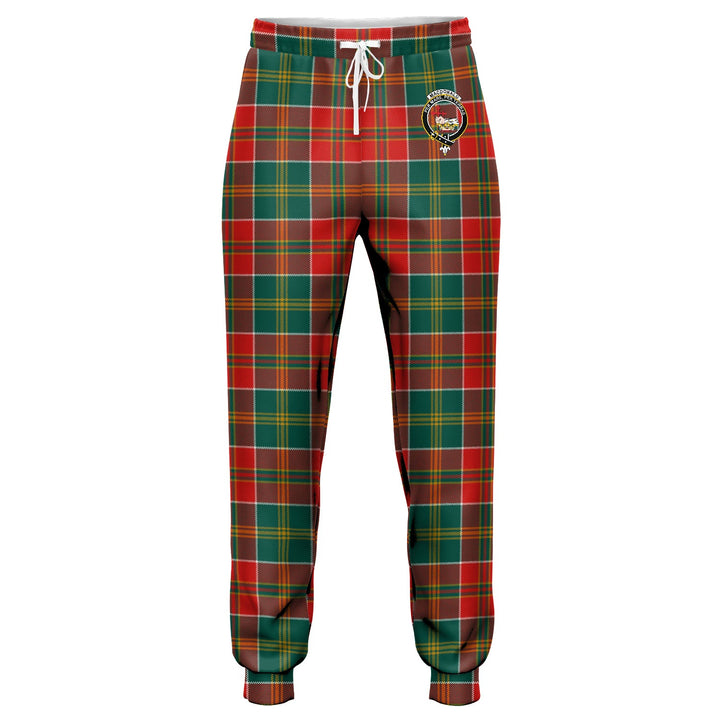 MacDonald of Kingsburgh (Donald of Kingsburgh) Modern Clan Badge Tartan Jogger Pants