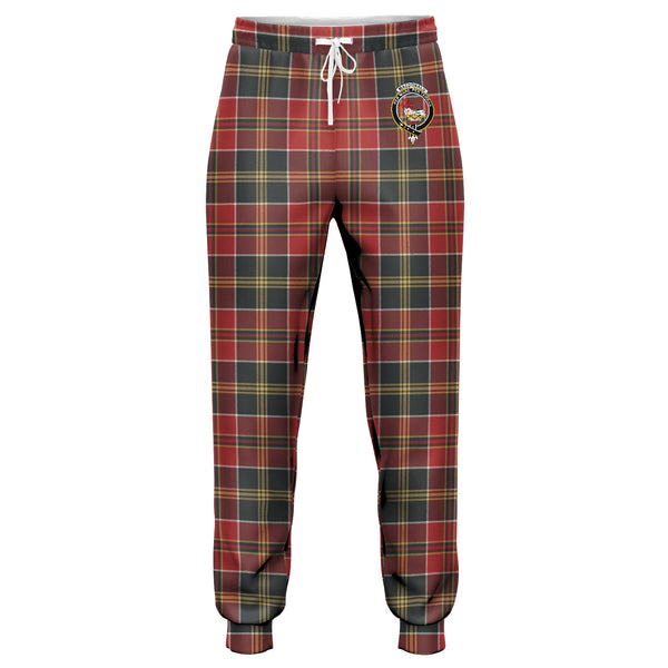MacDonald of Kingsburgh (Donald of Kingsburgh) Weathered Clan Badge Tartan Jogger Pants