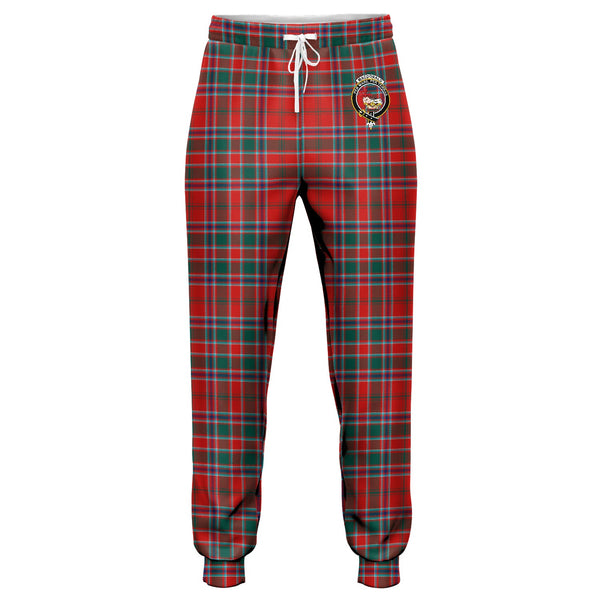 MacDonald of Lochmaddy (Donald of Loch Mhaddy) Modern Clan Badge Tartan Jogger Pants