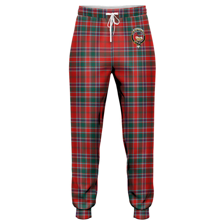 MacDonald of Lochmaddy (Donald of Loch Mhaddy) Modern Clan Badge Tartan Jogger Pants