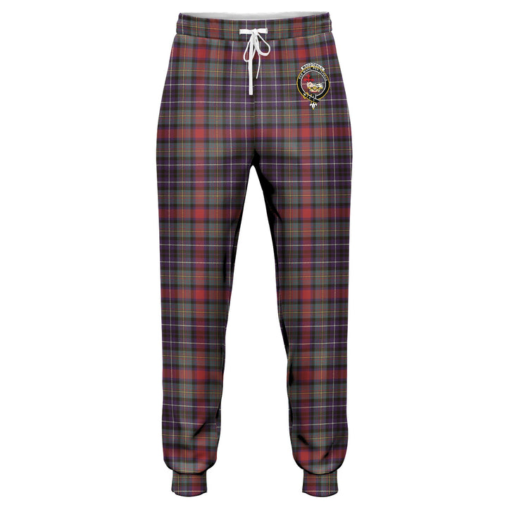 MacDonald of P.E. Island (Donald of P.E. Island) Weathered Clan Badge Tartan Jogger Pants