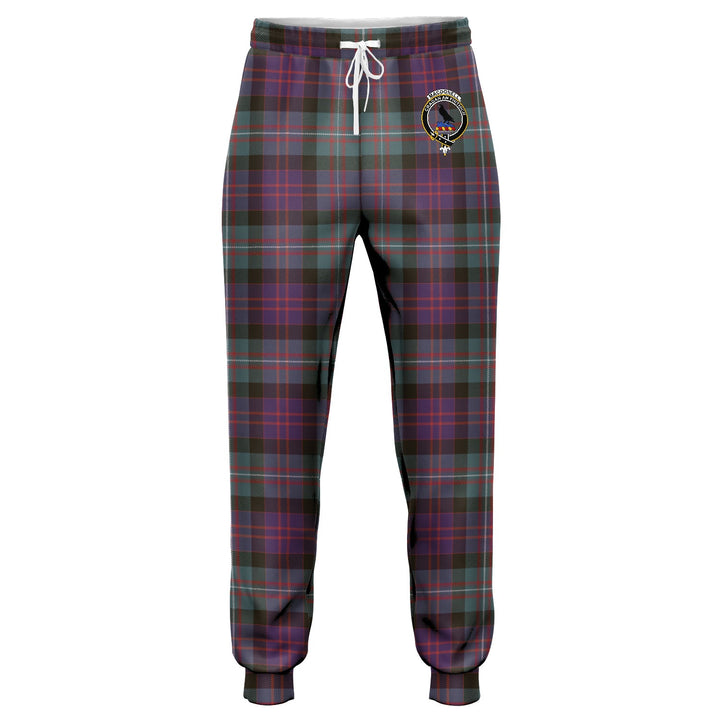 MacDonell of Glengarry Weathered Clan Badge Tartan Jogger Pants