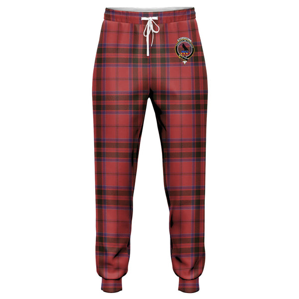 MacDonell of Keppoch Weathered Clan Badge Tartan Jogger Pants