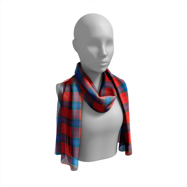 MacEdward (MacGregor Hastie) Ancient Tartan Classic Silk Habotai Long Scarf