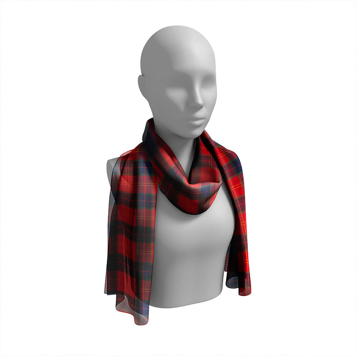 MacEdward (MacGregor Hastie) Modern Tartan Classic Silk Habotai Long Scarf