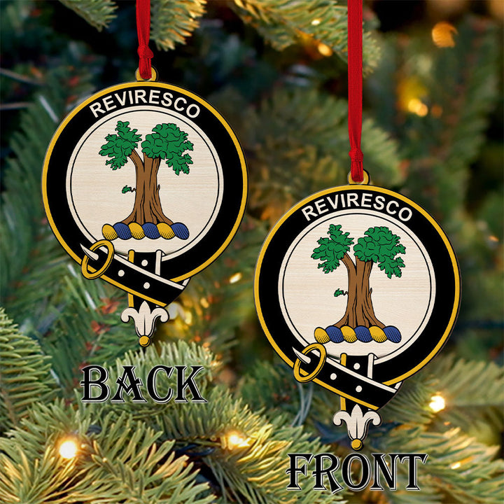 MacEwan Clan Badge Wood Acrylic Ornament