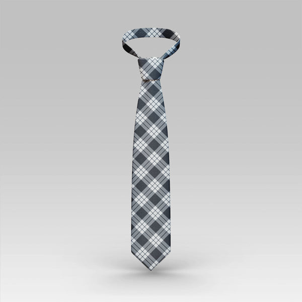 MacFarlane Black & White Ancient Tartan Classic Tie