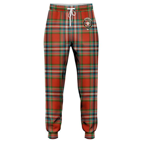 MacFarlane Red Ancient Clan Badge Tartan Jogger Pants