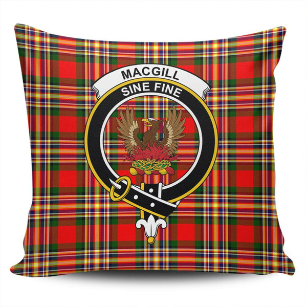 MacGill Modern Tartan Classic Crest Pillow Cover
