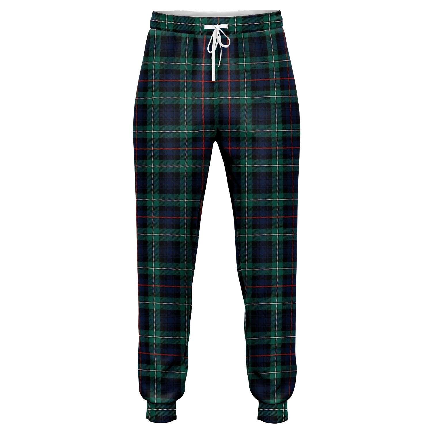 MacKay Weathered Tartan Crest Jogger Sweatpants - Alba Celtic Style main image 1