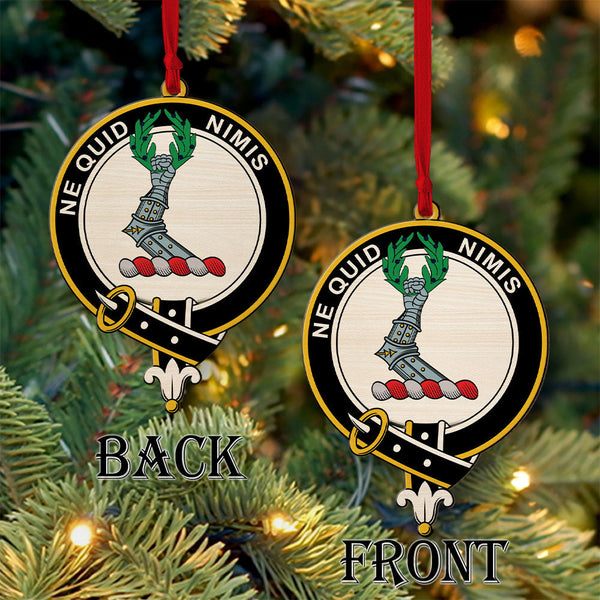MacKinlay Clan Badge Wood Acrylic Ornament
