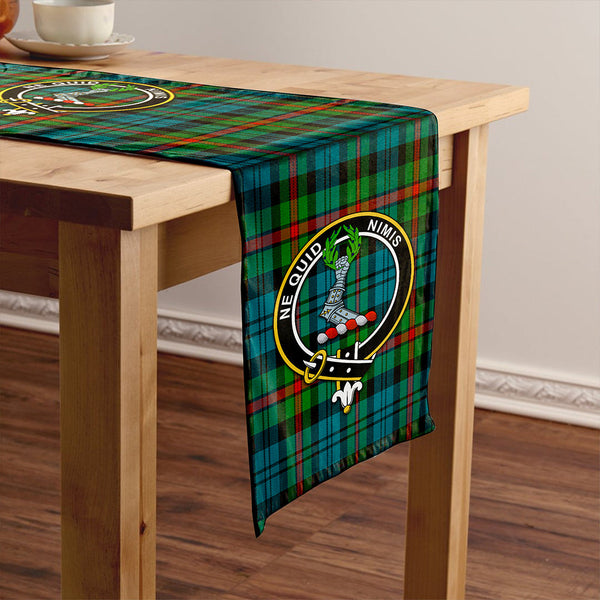 MacKinlay Ancient Clan Badge Tartan Table Runner