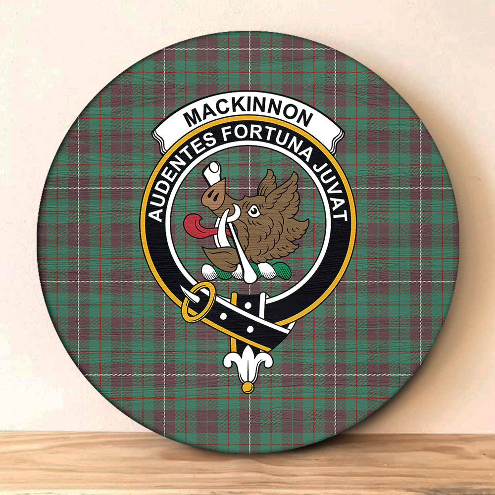 MacKinnon Hunting Modern Tartan Classic Crest Premium Quilt main image 0