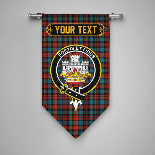 MacLachlan Ancient Clan Badge Tartan Gonfalon Personalize