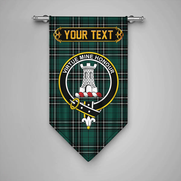 MacLean of Duart Hunting (Vestiarium Scoticum) Modern Clan Badge Tartan Gonfalon Personalize