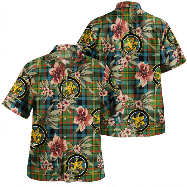 MacLeish Ancient Clan Badge Tartan Aloha Hawaiian Shirt Tropical Old Style