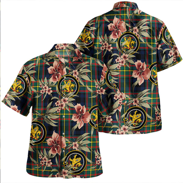 MacLeish Modern Clan Badge Tartan Aloha Hawaiian Shirt Tropical Old Style
