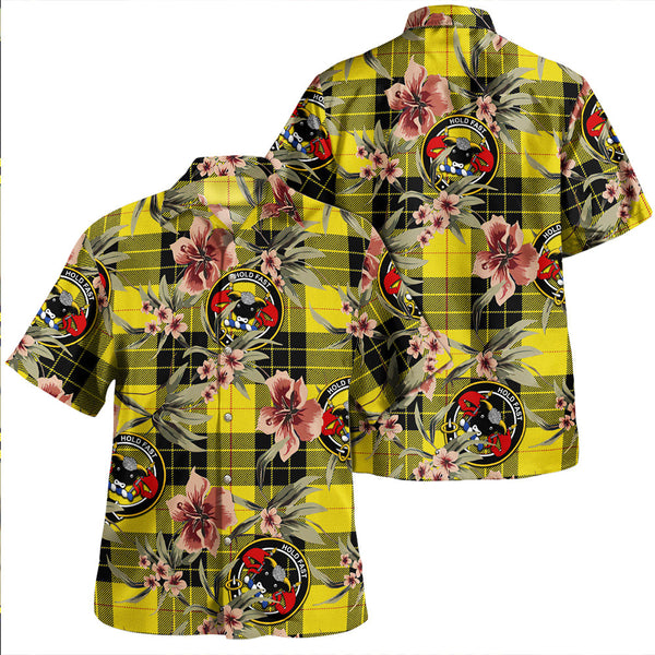 MacLeod of Lewis Modern Clan Badge Tartan Aloha Hawaiian Shirt Tropical Old Style