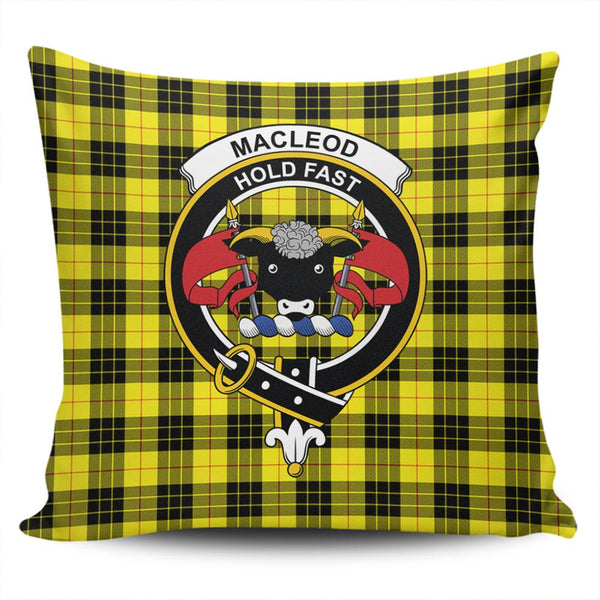 MacLeod of Lewis Modern Tartan Classic Crest Pillow Cover