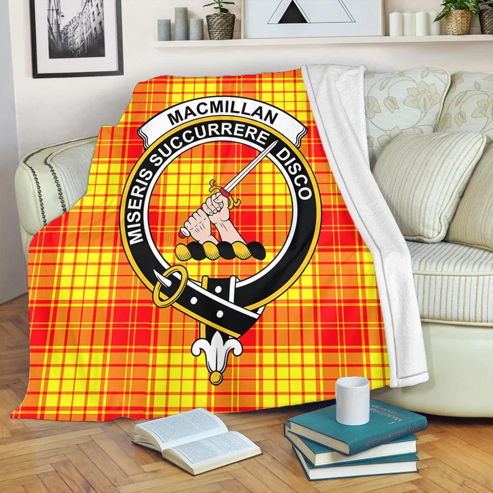 MacMillan Clan Tartan Crest Premium Blanket