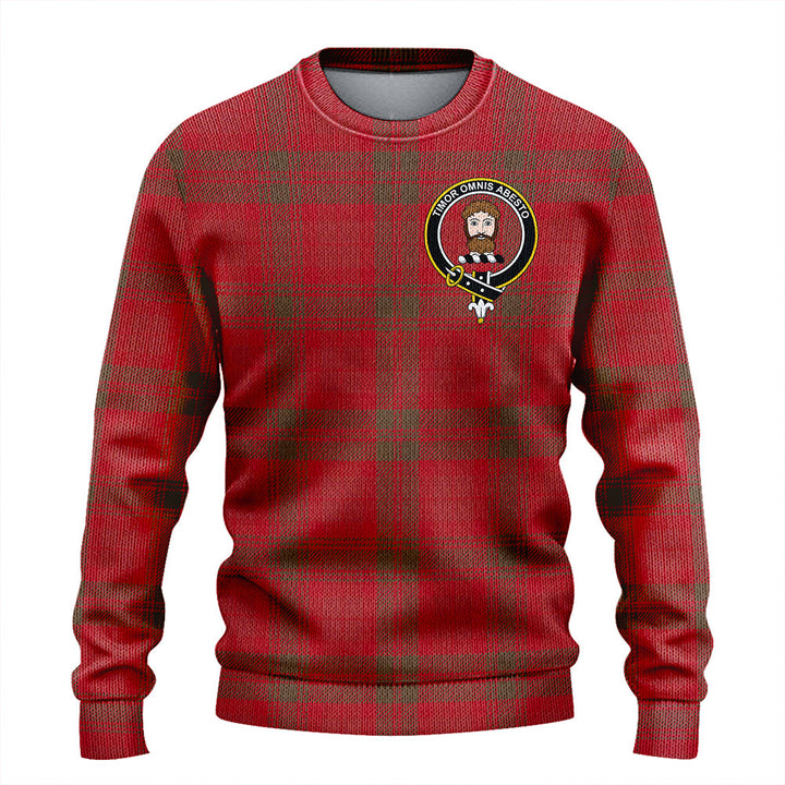 MacNab Weathered Clan Badge Tartan Knitted Sweater