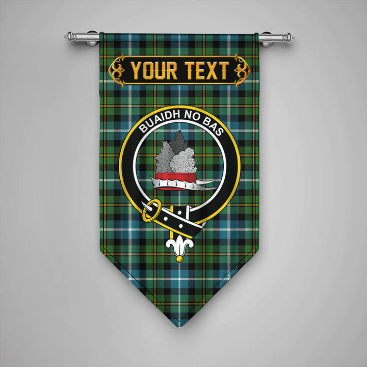 MacNeil of Barra (MacNeil/MacNeill) Ancient Clan Badge Tartan Gonfalon Personalize