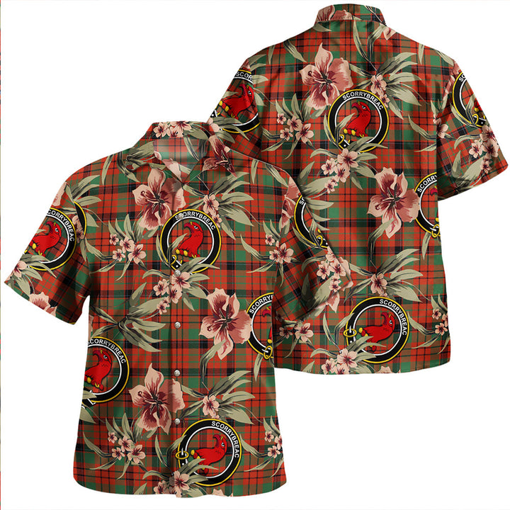 MacNicol Modern Clan Badge Tartan Aloha Hawaiian Shirt Tropical Old Style