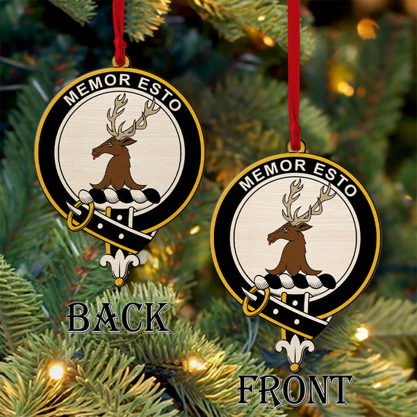 MacPhail Clan Badge Wood Acrylic Ornament