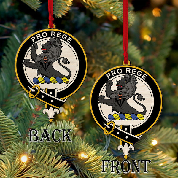 MacPhee Clan Badge Wood Acrylic Ornament